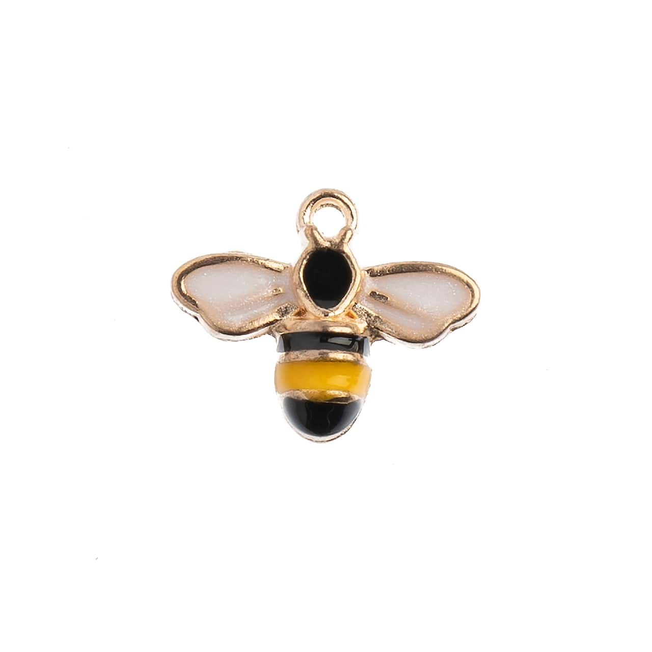 John Bead Sweet & Petite Bumble Bee Charms 8ct.